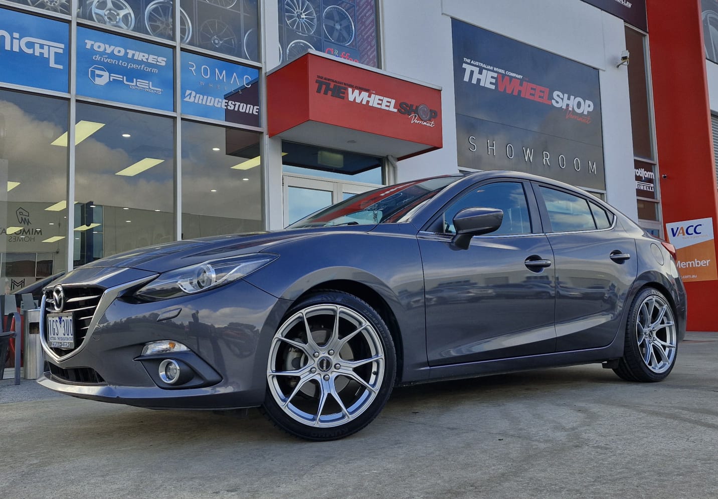 MAZDA 3 WITH HUSSLA WHEELS |  | MAZDA